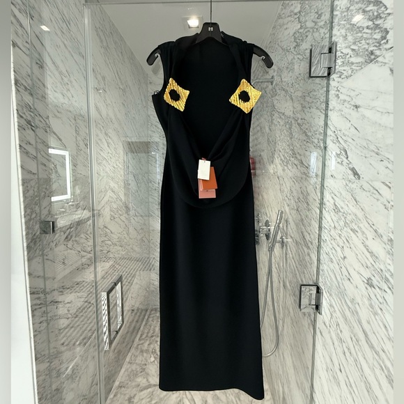 NEW Cult Gaia Black Maxi Dress - Picture 2 of 8